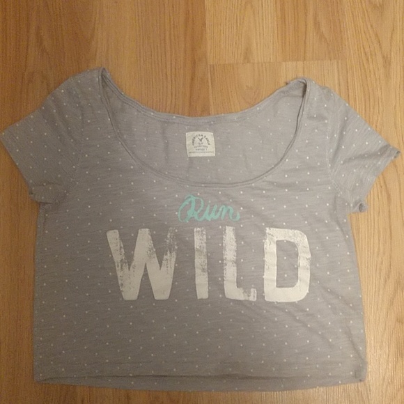 Run Wild American Eagle Crop Top S - Picture 5 of 5